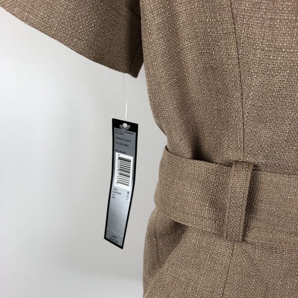 Tahari Women’s Button Down Top Size 8 Beige GB8 - Picture 7 of 8